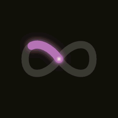 Animated Continuum mark on dark