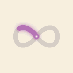 Animated Continuum mark on light